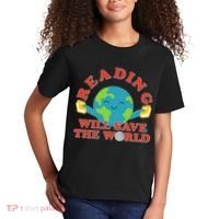Reading Will Save The World Kids T-Shirt thumb 2