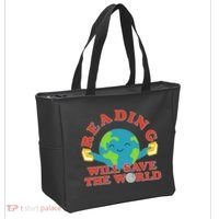 Reading Will Save The World Tote Bag thumb 2