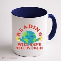 Reading Will Save The World Coffee Mug thumb 1
