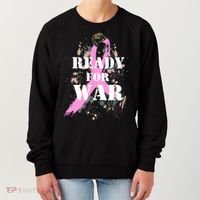 Ready For War Breast Cancer Women's Sweatshirt thumb 0