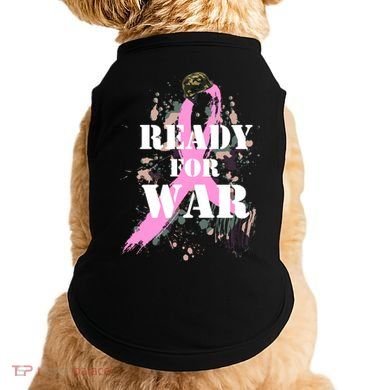 Ready For War Breast Cancer Doggie Tank