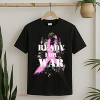 Ready For War Breast Cancer T-Shirt thumb 2