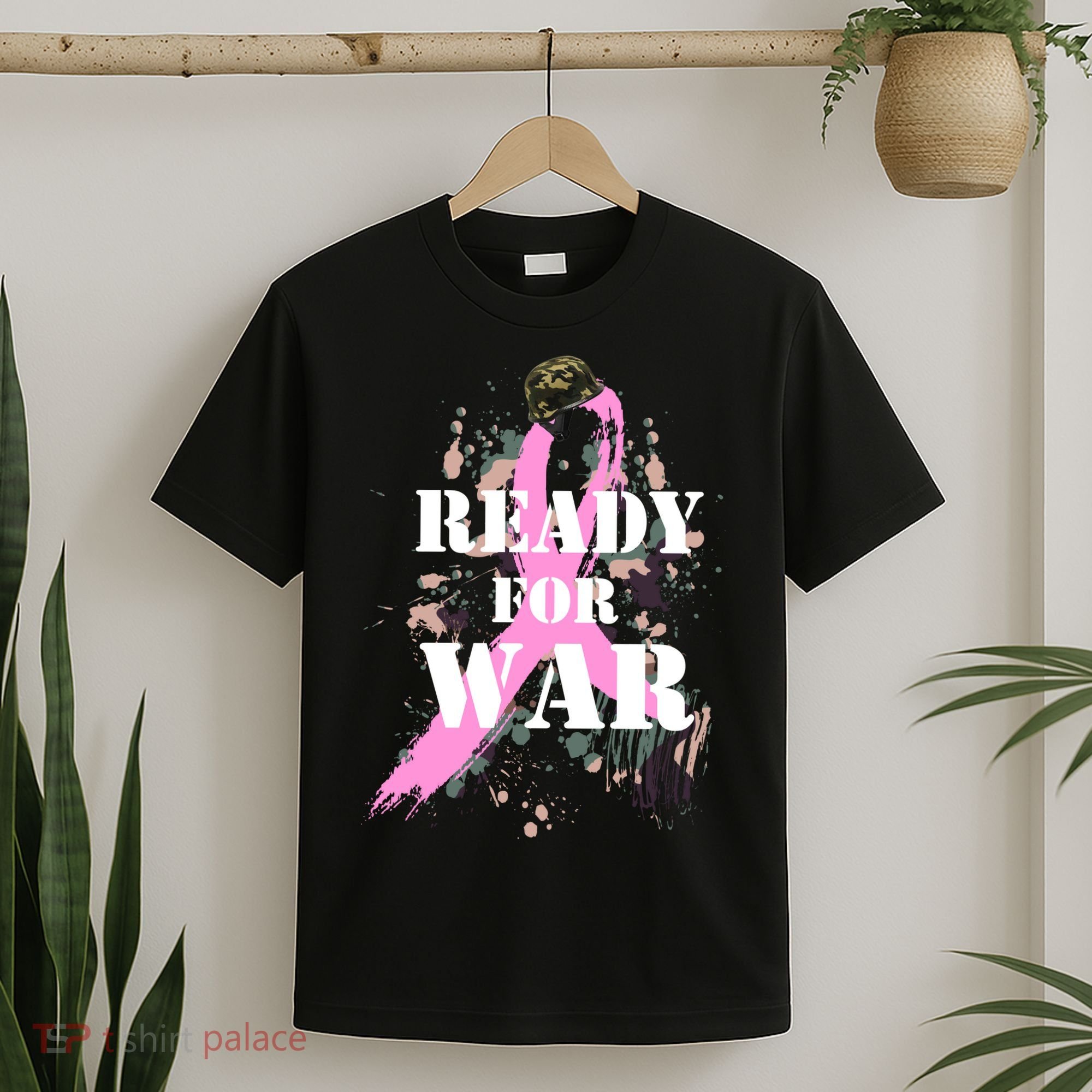 Ready For War Breast Cancer T-Shirt