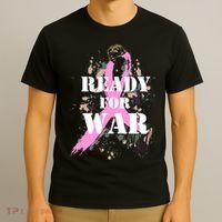 Ready For War Breast Cancer T-Shirt thumb 3