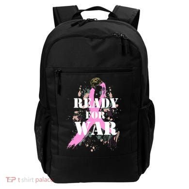 Ready For War Breast Cancer Backpack
