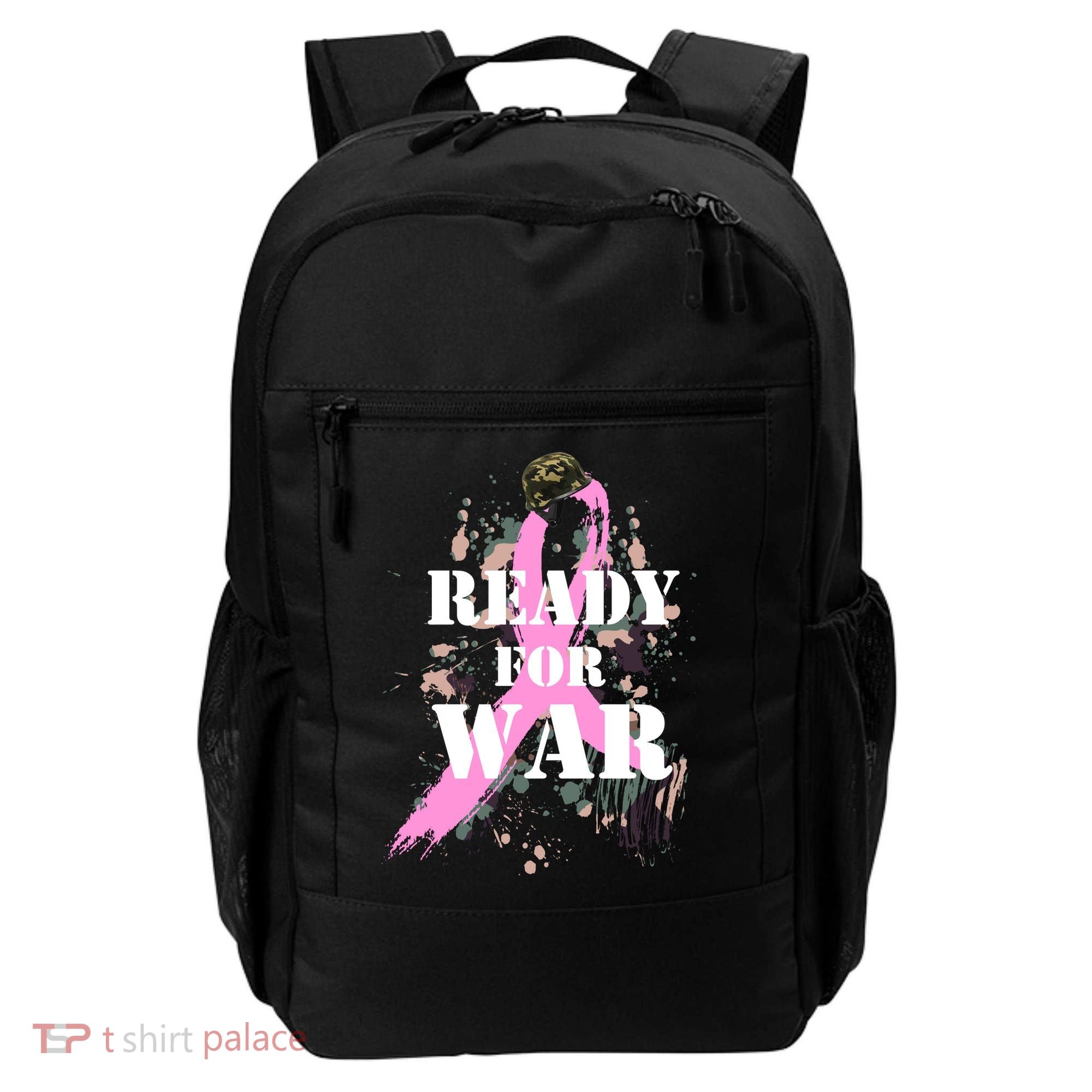 Ready For War Breast Cancer Backpack