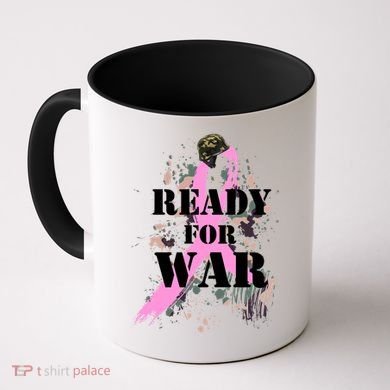Ready For War Breast Cancer Coffee Mug