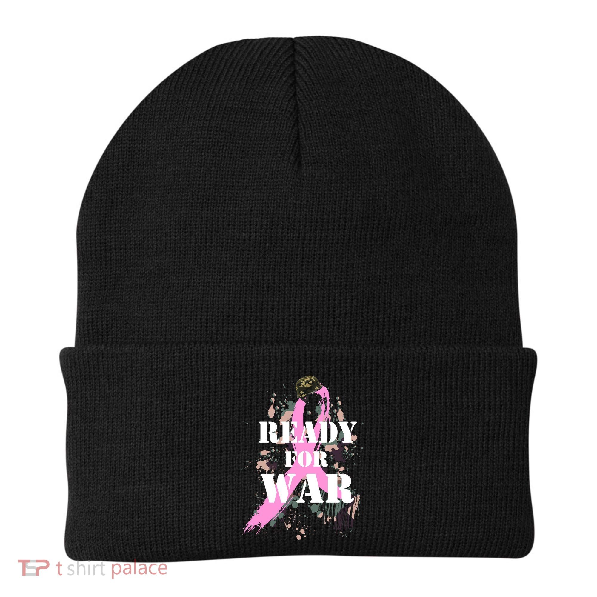 Ready For War Breast Cancer Beanie