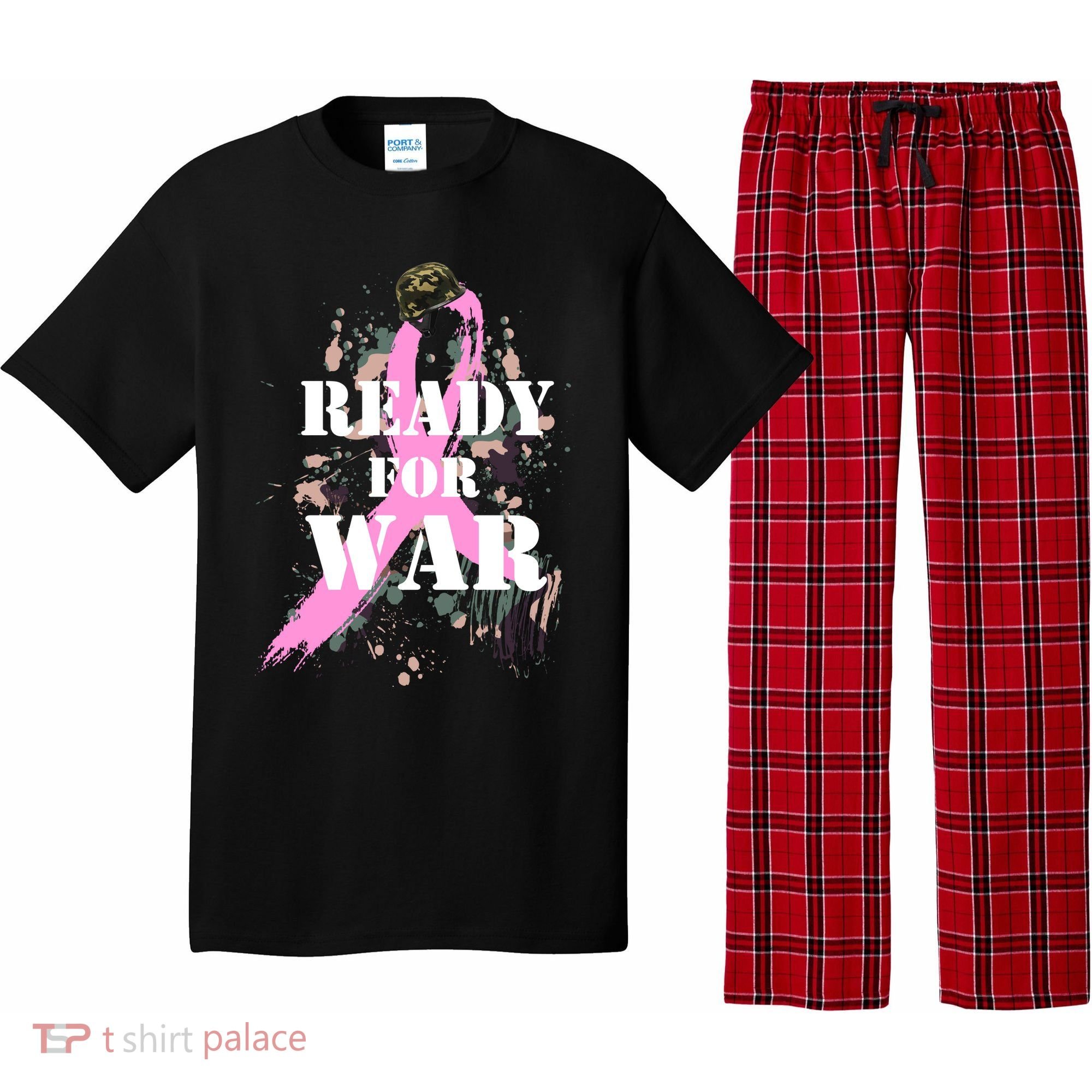 Ready For War Breast Cancer Pajama Set