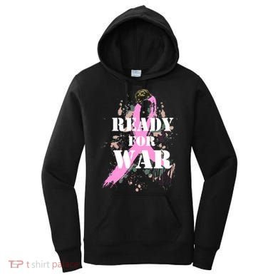 Ready For War Breast Cancer Women's Hoodie