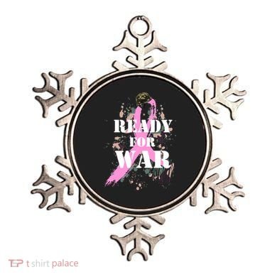 Ready For War Breast Cancer Ornament