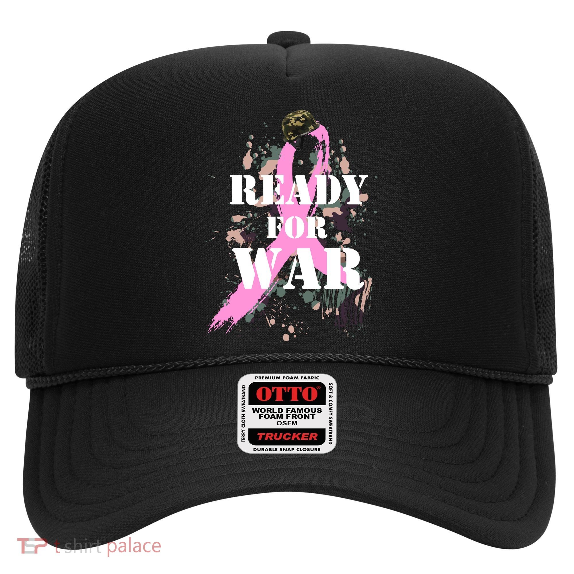 Ready For War Breast Cancer Hat