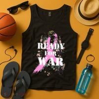 Ready For War Breast Cancer Tank Top thumb 4
