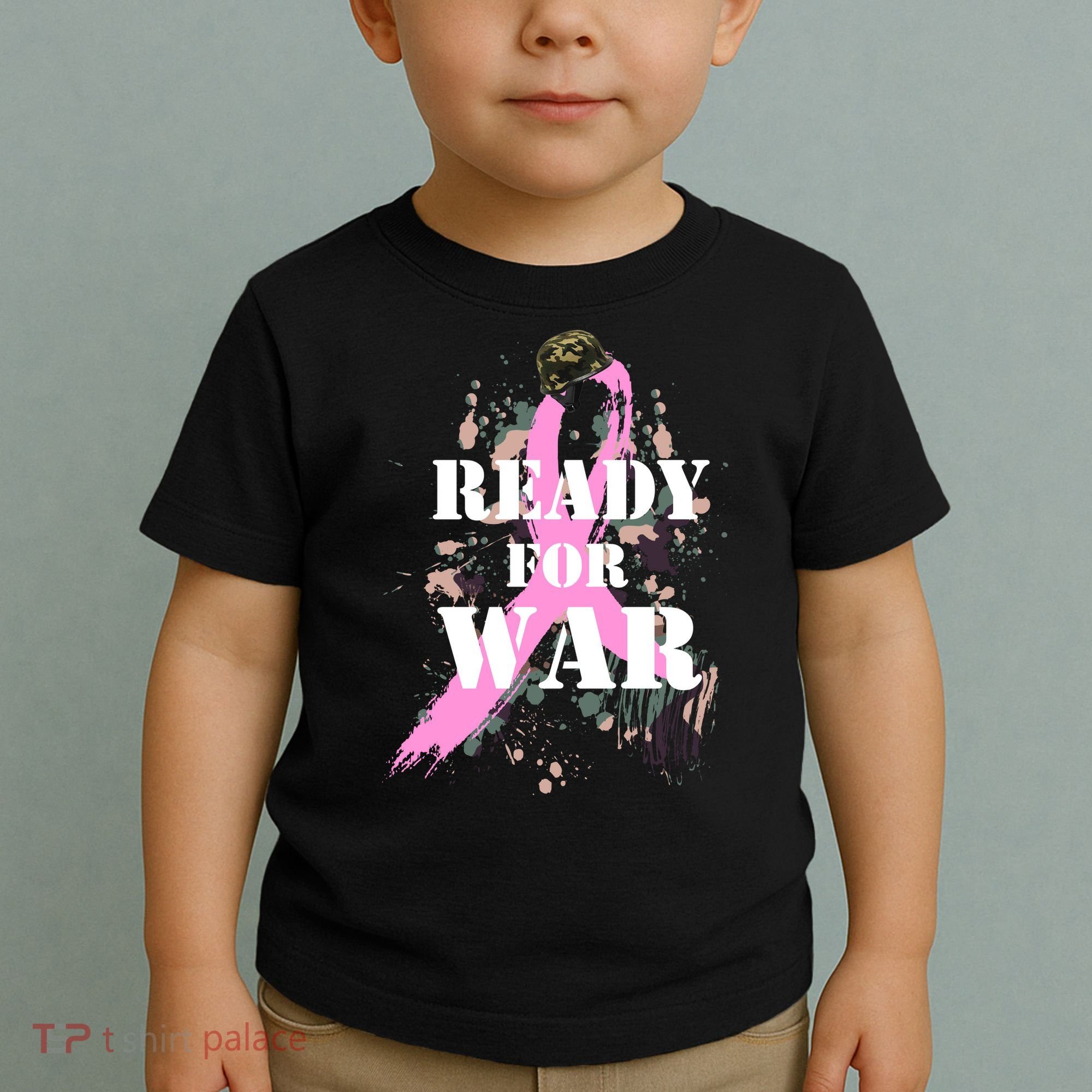 Ready For War Breast Cancer Toddler T-Shirt