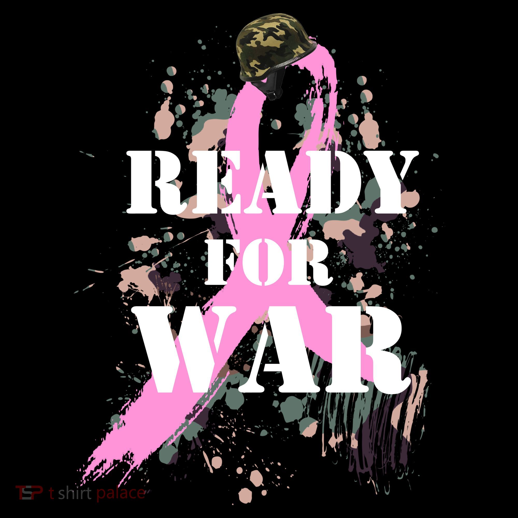 Ready For War Breast Cancer Women's T-Shirt