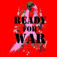 Ready For War Breast Cancer Santa Hat thumb 1