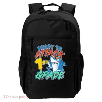Ready To Attack 1st Grade Shark Backpack