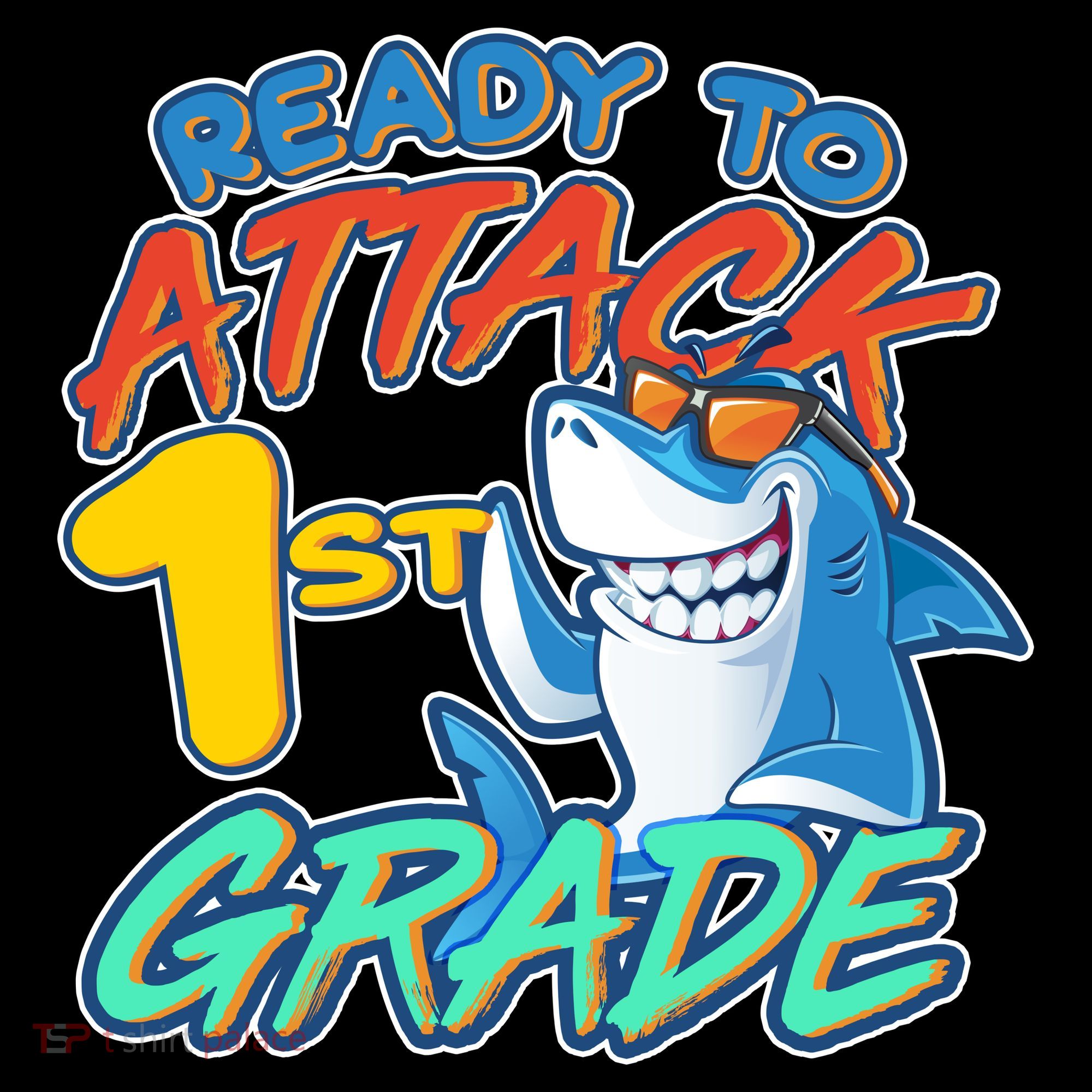 Ready To Attack 1st Grade Shark Coffee Mug