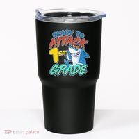 Ready To Attack 1st Grade Shark Tumbler thumb 0