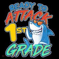 Ready To Attack 1st Grade Shark Ornament thumb 1
