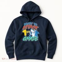 Ready To Attack 1st Grade Shark Hoodie thumb 0
