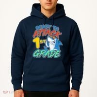 Ready To Attack 1st Grade Shark Hoodie thumb 2