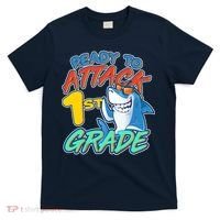 Ready To Attack 1st Grade Shark T-Shirt thumb 0