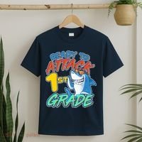Ready To Attack 1st Grade Shark T-Shirt thumb 2