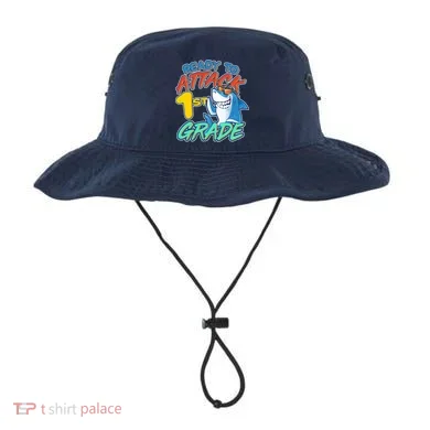 Ready To Attack 1st Grade Shark Bucket Hat