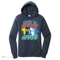 Ready To Attack 1st Grade Shark Women's Hoodie thumb 0