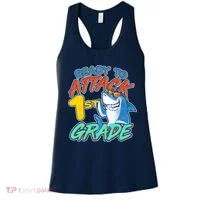 Ready To Attack 1st Grade Shark Women's Tank Top thumb 0