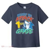 Ready To Attack 1st Grade Shark Toddler T-Shirt thumb 0