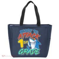 Ready To Attack 1st Grade Shark Tote Bag thumb 0