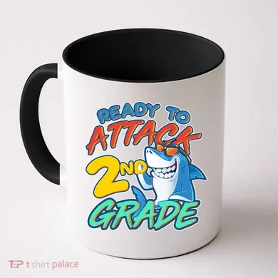 Ready to Attack 2nd Grade Shark Coffee Mug
