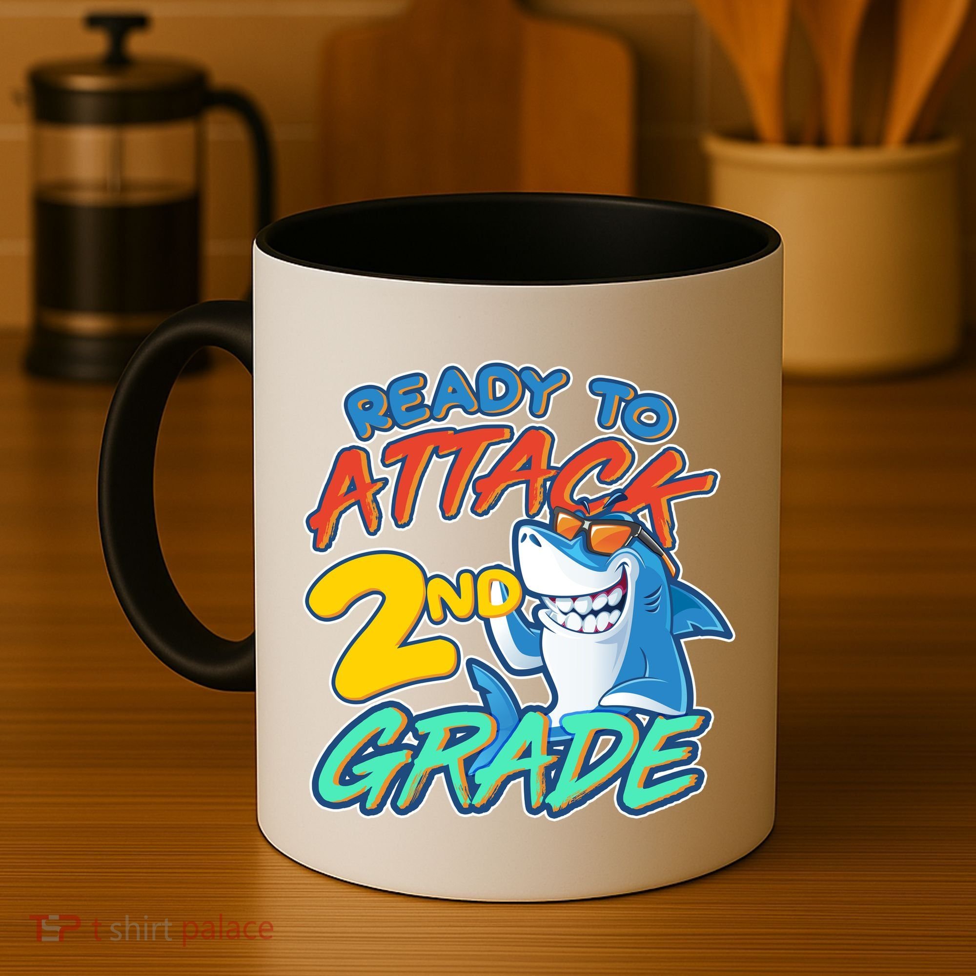 Ready to Attack 2nd Grade Shark Coffee Mug
