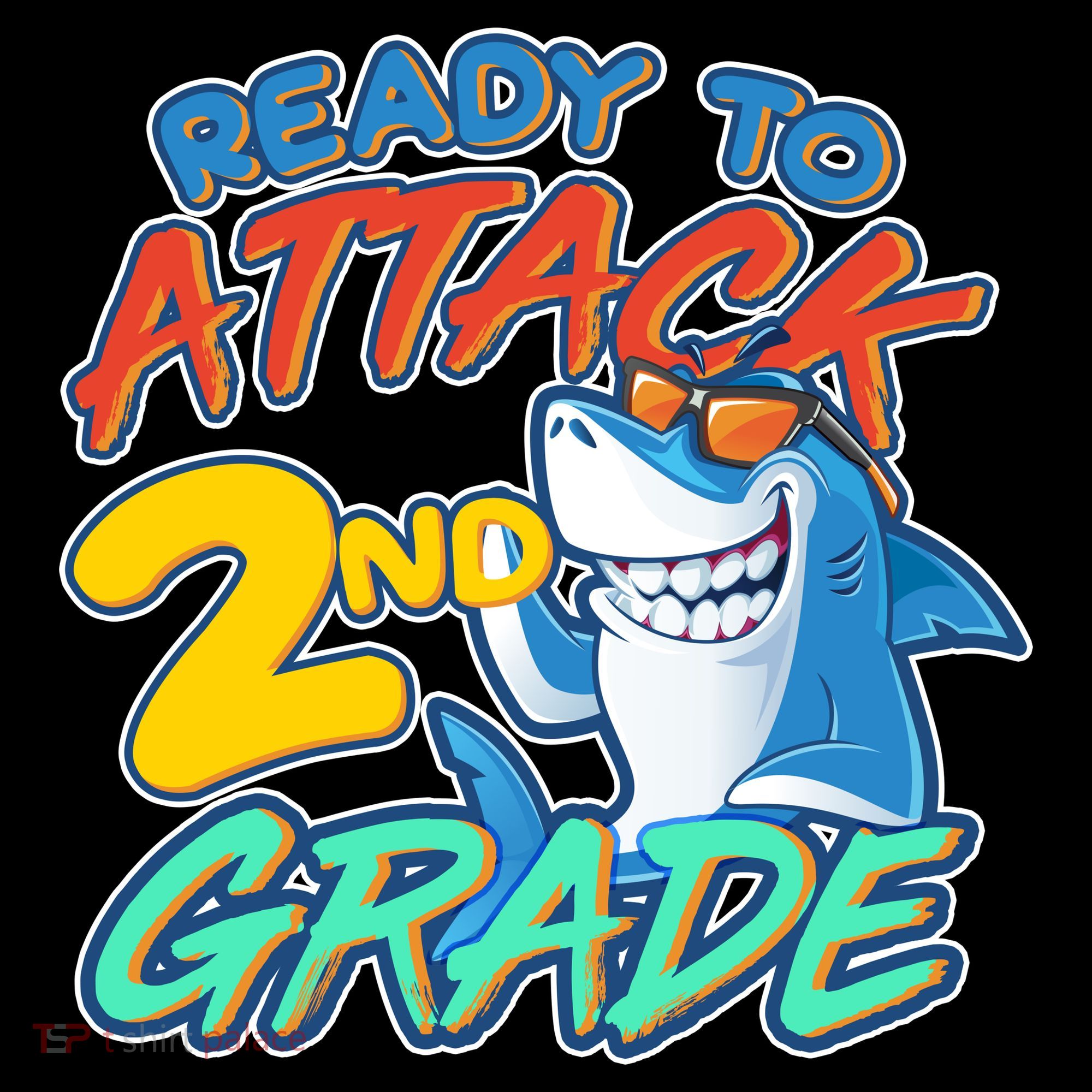 Ready to Attack 2nd Grade Shark Ornament