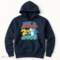 Ready to Attack 2nd Grade Shark Hoodie thumb 0