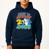 Ready to Attack 2nd Grade Shark Hoodie thumb 2