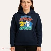 Ready to Attack 2nd Grade Shark Hoodie thumb 5