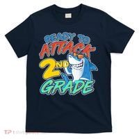 Ready to Attack 2nd Grade Shark T-Shirt thumb 0