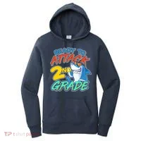 Ready to Attack 2nd Grade Shark Women's Hoodie thumb 0