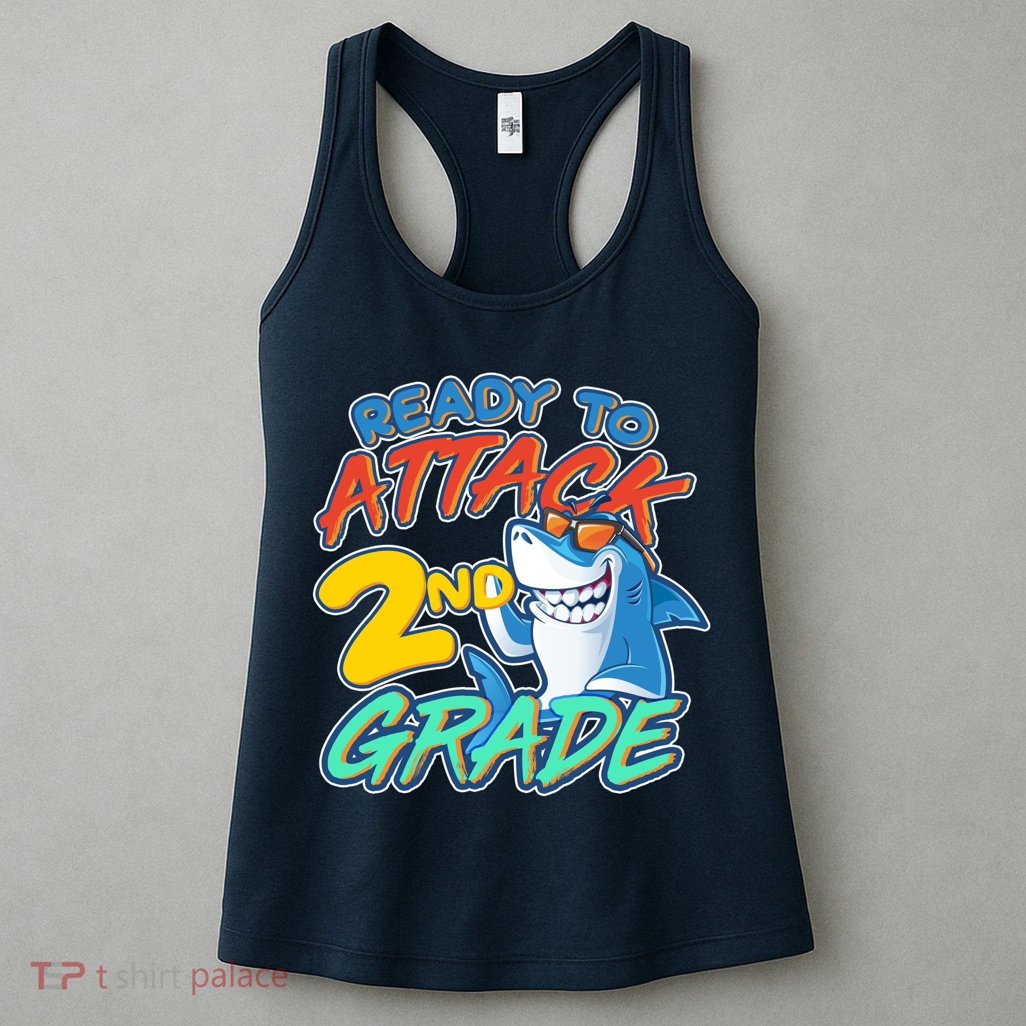 Ready to Attack 2nd Grade Shark Women's Tank Top