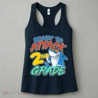 Ready to Attack 2nd Grade Shark Women's Tank Top thumb 3