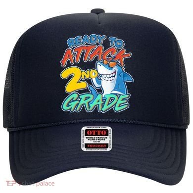 Ready to Attack 2nd Grade Shark Hat
