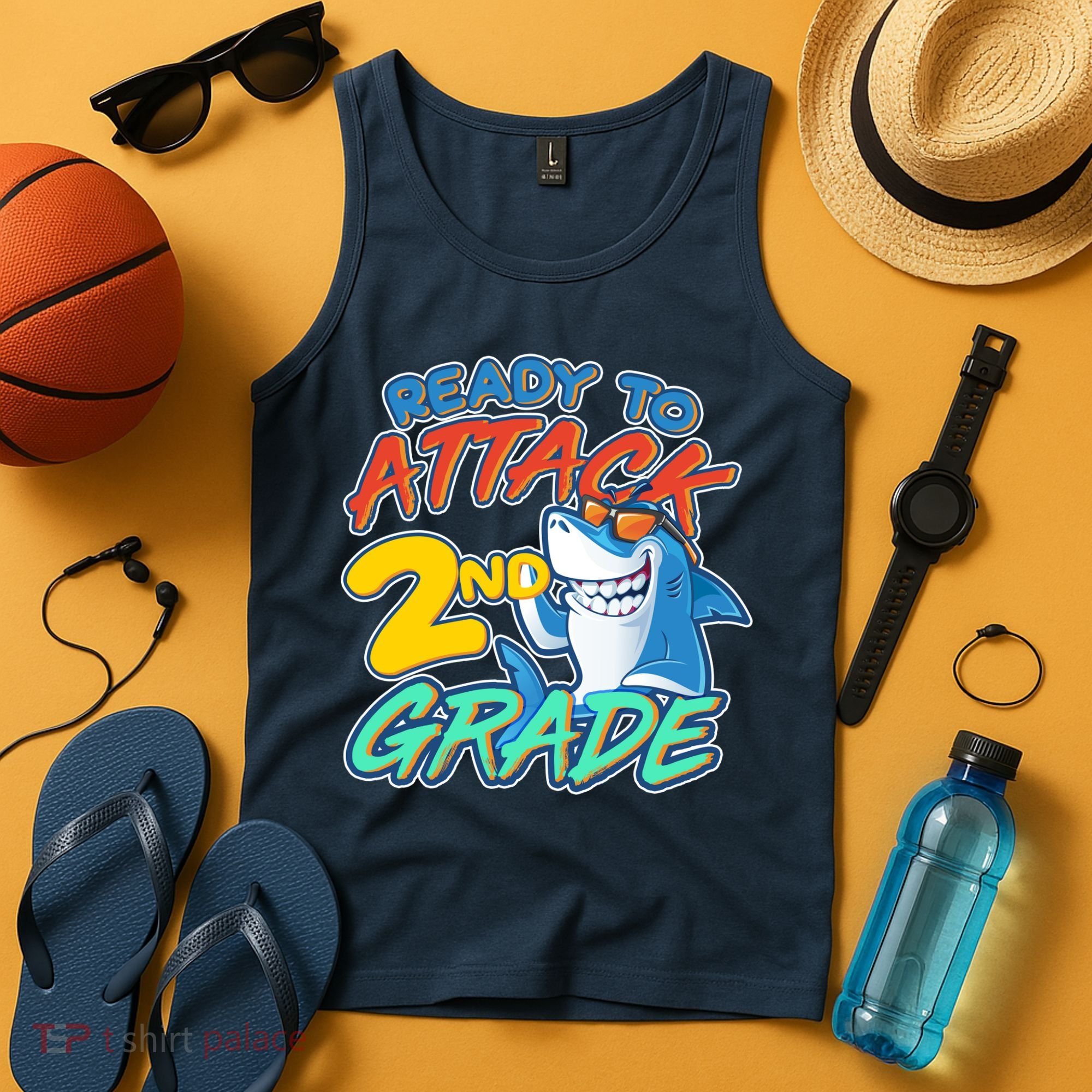Ready to Attack 2nd Grade Shark Tank Top