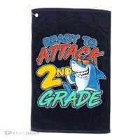 Ready to Attack 2nd Grade Shark Golf Towel thumb 0