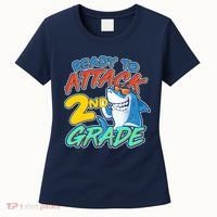 Ready to Attack 2nd Grade Shark Women's T-Shirt thumb 0