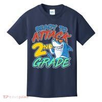 Ready to Attack 2nd Grade Shark Kids T-Shirt thumb 0