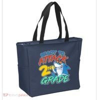Ready to Attack 2nd Grade Shark Tote Bag thumb 2