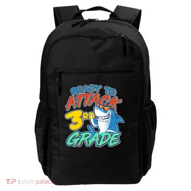 Ready To Attack 3rd Grade Shark Backpack